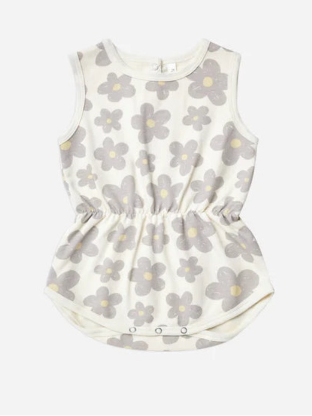Rylee + Cru Retro Floral Cinched Playsuit
